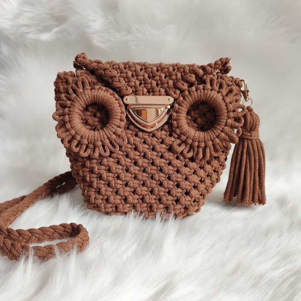 Ebook Pattern Macrame Owl Bag