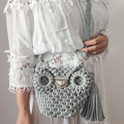 Ebook Pattern Macrame Owl Bag